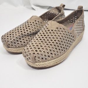 Sparkly Espadrille Slip-Ons - Memory Foam Insoles!